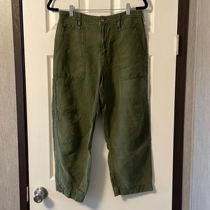 Anthropologie Army Green Pants